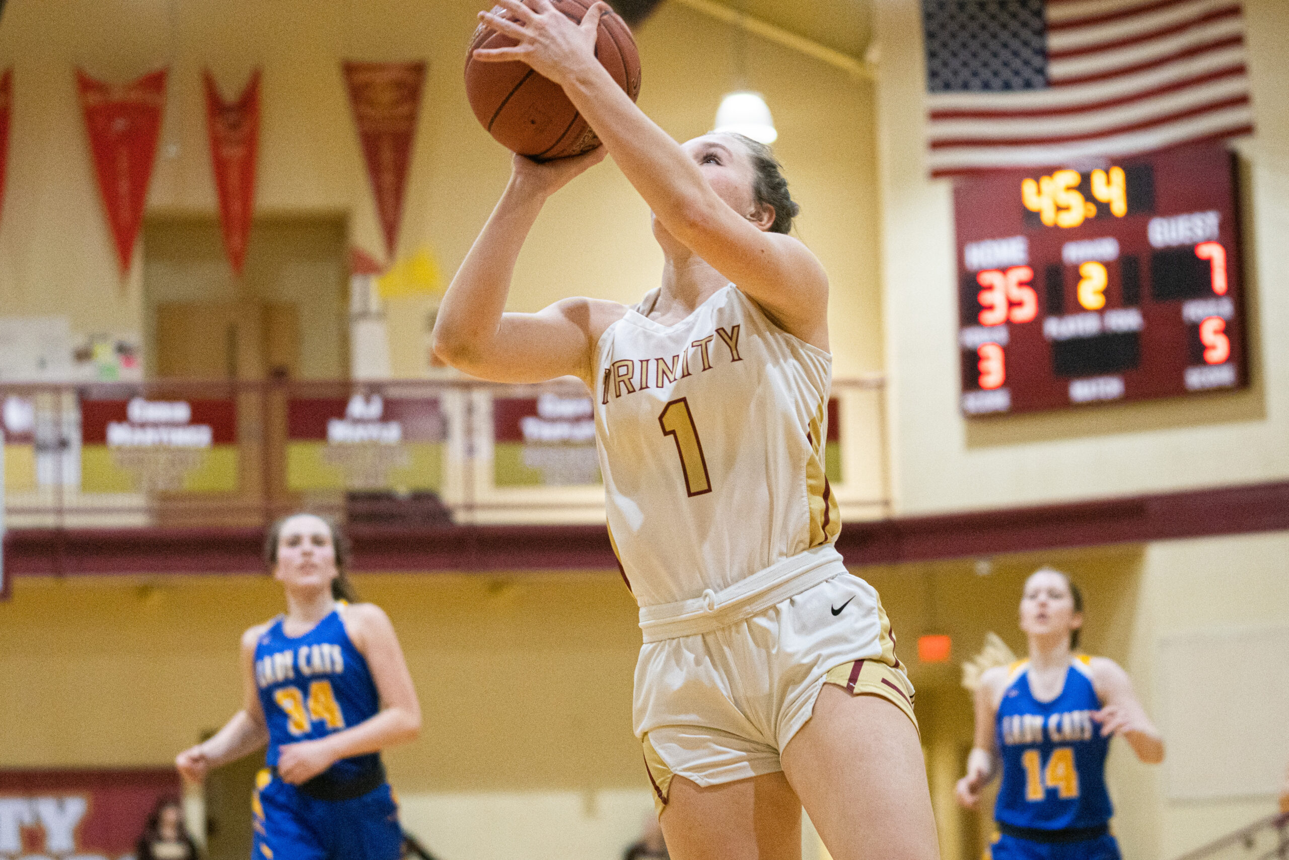 Trinity girls' hoops team wins fifth game in six days with victory over Grafton